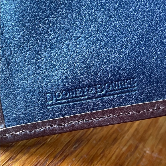 Dooney & Bourke Blue Leather Wallet - Picture 5 of 9